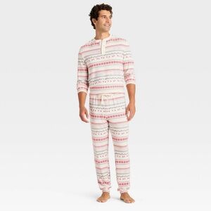 Men's "Let it Snow" Fair Isle Cozy Knit Pajama Pants - Wondershop™
XL